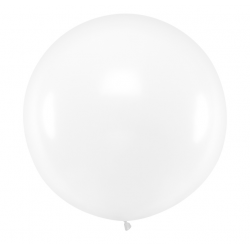 Balon lateksowy przezroczysty duży bezbarwny