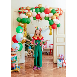 Balony ze świątecznym nadrukiem candy land mix - 2