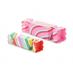 Pudełka na prezenty cukierki kolorowe dekoracyjne - 1