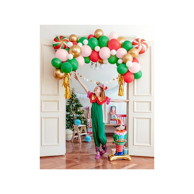 Girlanda balonowa-cukierki kolorowa dekoracyjna - 3