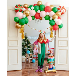 Girlanda balonowa-cukierki kolorowa dekoracyjna - 4