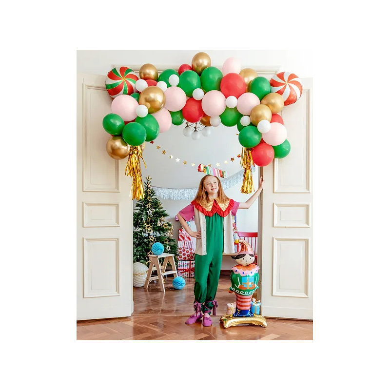 Girlanda balonowa-cukierki kolorowa dekoracyjna - 4