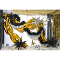 Girlanda frędzle złote dekoracja wisząca krótka - 4