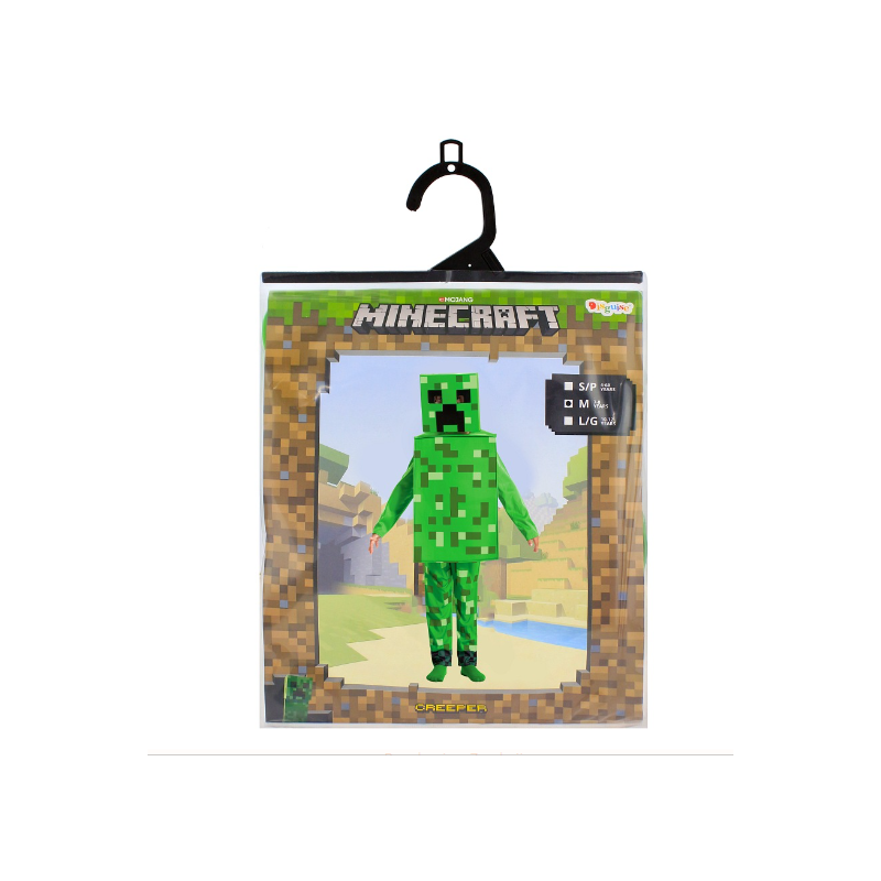 Strój dla dzieci Creeper Fancy - Minecraft zielony - 3