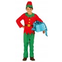 Strój dla dzieci świąteczny elf pomocnik Mikołaja - 1