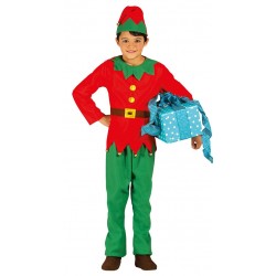 Strój dla dzieci świąteczny elf pomocnik Mikołaja