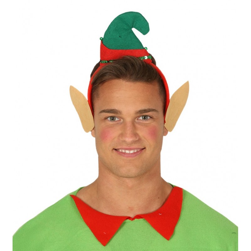 Opaska Elfa z uszami przebranie swiateczne elf - 1