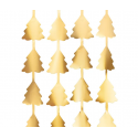 Kurtyna choinki złota świąteczna dekoracyjna - 2