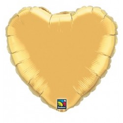 Balon foliowy 36 serce złote - 1