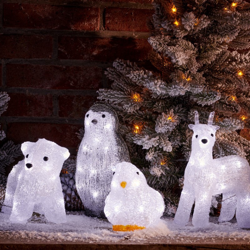 Dekoracja świąteczna LED figura świecąca do ogrodu - 6