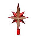 Gwiazda na choinkę betlejemska czerwona plastik