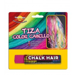 Kreda do farbowania włosów fuksja różowy zmywalna