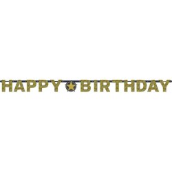 Girlanda Happy Birthday urodzinowa do zawieszenia - 2