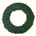 Wieniec naturalny zielony ozdobny z mchu DIY 30cm