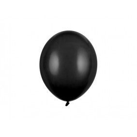 Balony lateksowe na hel pastelowe czarne 100szt - 2