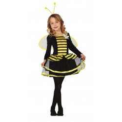 Strój dla dzieci Pszczółka Maja sukienka w paski