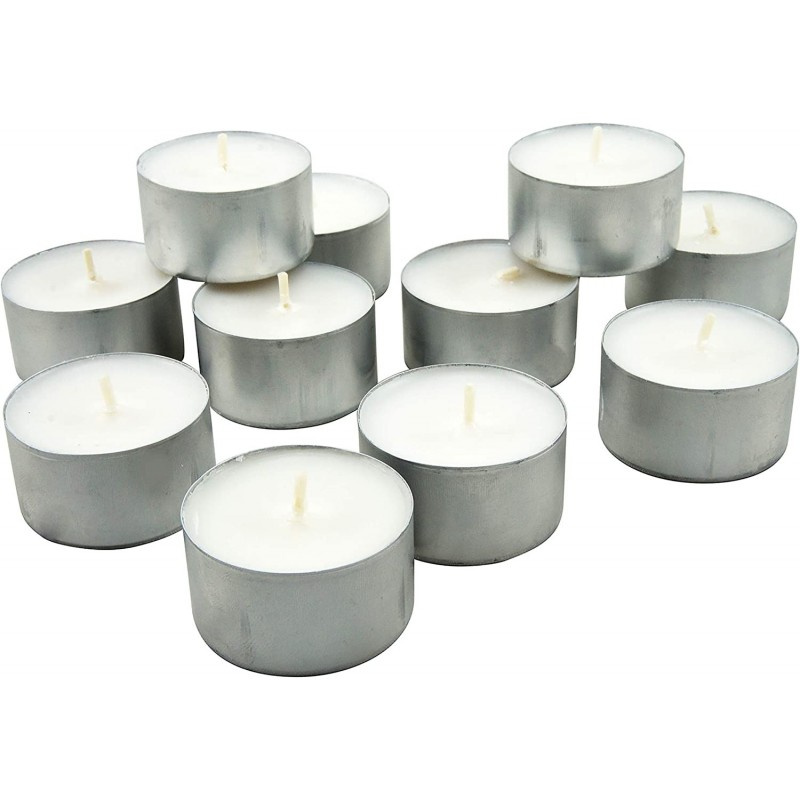 Podgrzewacze małe świeczki świece białe 8h x50 - 2