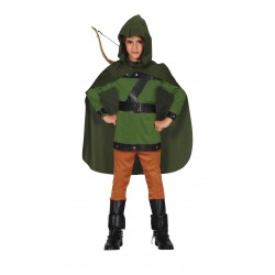 Strój dla dzieci Łucznik Robin Hood (peleryna)