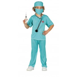 Strój dla dzieci Chirurg (tshirt, spodnie, czapka)