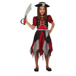 Strój dla dzieci Piratka (sukienka czerwona) - 1