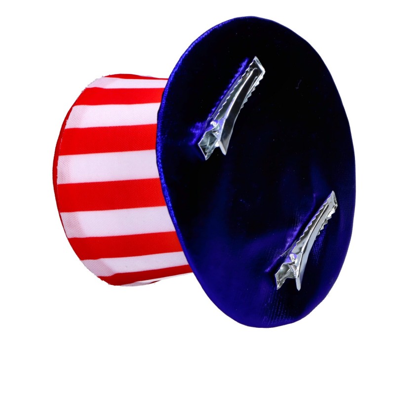 Kapelusz mini amerykański na gumce dekoracyjny