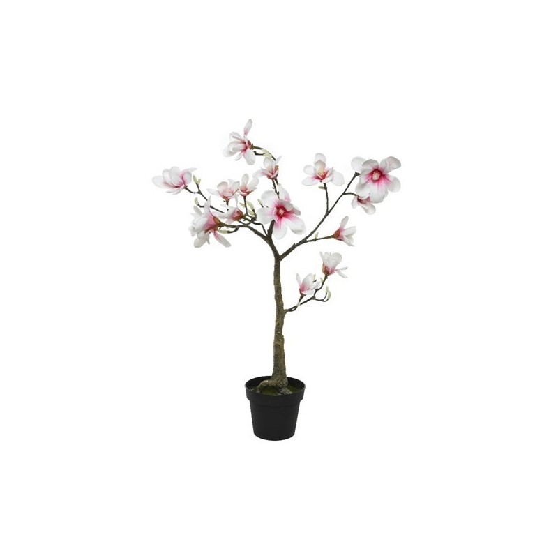 Magnolia w doniczce jasno różowa 75x44x102cm - 1