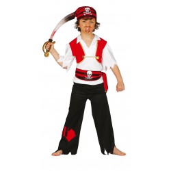 Strój dla dzieci Pirat koszula z kamizelką kostium
