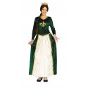 Strój dla dorosłych Królowa Średniowiecza sukienka - 1