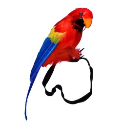 Papuga piracka kolorowa na ramię gadżet do stroju