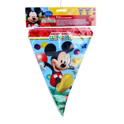 Girlanda z myszką Mickey na tasiemce baner kolor