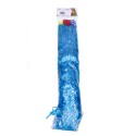 Spódnica hawajska z kwiatami niebieska długa 75cm