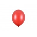 Balony lateksowe metalik czerwony 12cm 100szt - 1