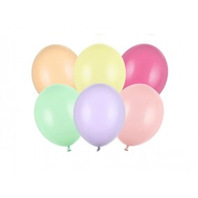 Balony lateksowe pastelowe kolory 23cm 100szt - 1