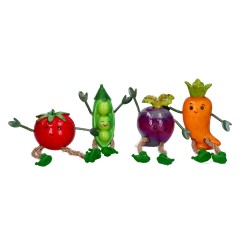 Figurka dekoracyjna warzywo pomidor marchewka