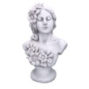 Figura popiersie z kwiatami mix 20x29x46,50cm
