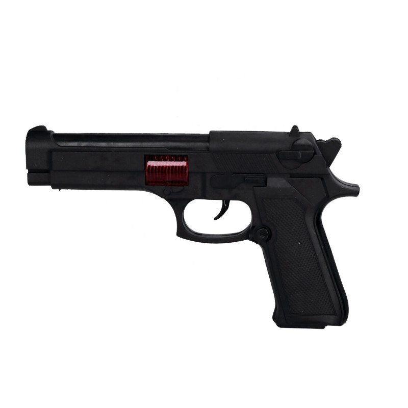 Pistolet czarny broń policjanta lub złodzieja