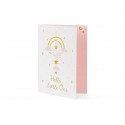 Kartka z kopertą z okazji urodzenia dziecka róż - 1