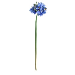 Kwiat sztuczny różowy niebieski agapantus gałązka