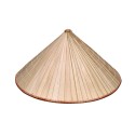 Kapelusz wietnamski bambusowy stożkowy lekki