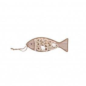 Zawieszka ryba drewniana ozdobna 0,90x6,5x19,5cm