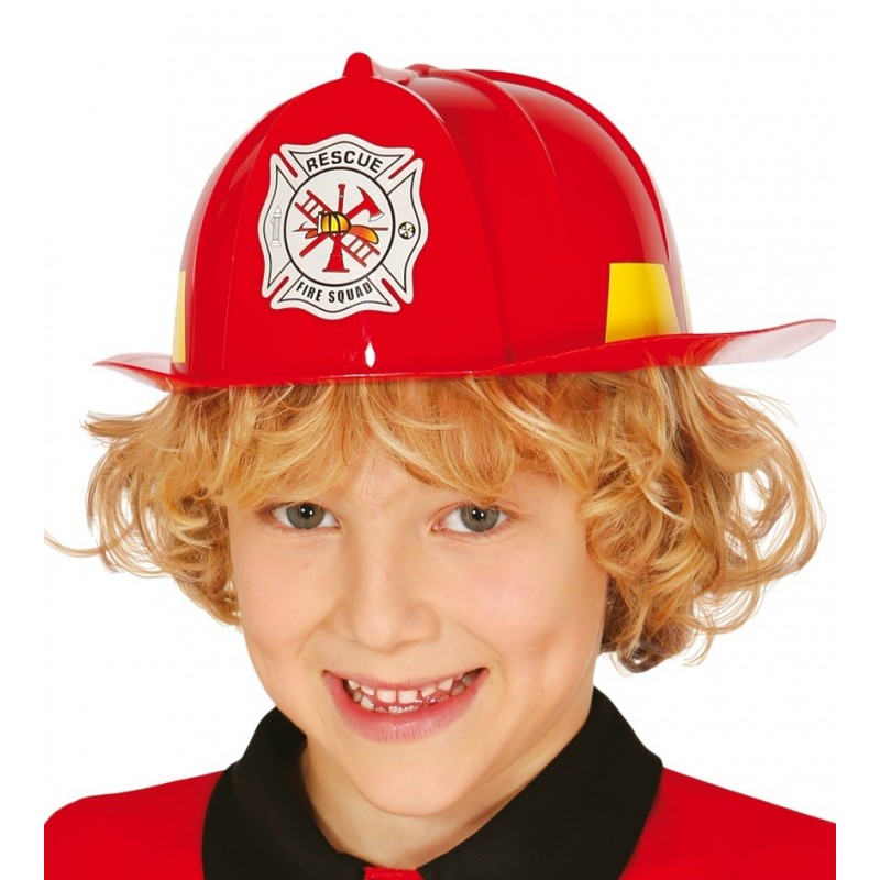 Hełm strażacki czerwony strażaka USA dla dzieci - 1