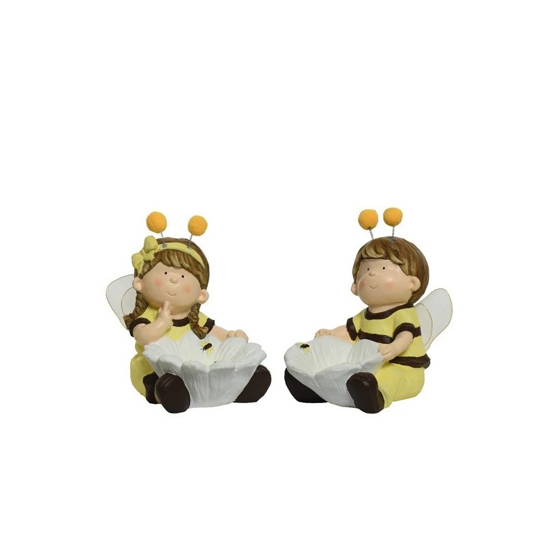 Figura pszczółka siedząca dziewczynka/chłopiec - 1