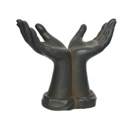 Statuetka figura dłonie złączone otwarte ozdobne