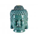 Fontanna głowa zielona Budda z podświetleniem led - 1