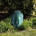 Fontanna głowa zielona Budda z podświetleniem led - 2