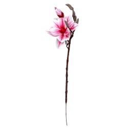 Magnolia pojedyncza sztuczny kwiat na gałązce