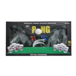 Gra Shot Pong podkladka 12 kieliszków 2 piłki