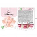 Balony różowe z konfetti na Wieczór Panieński x10 - 4