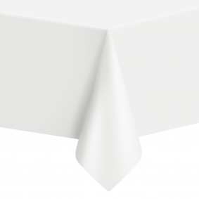 Obrus foliowy biały plamoodporny jednorazowy stół - 1
