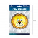 Balon foliowy Lew zwierzątka safari na powietrze - 2